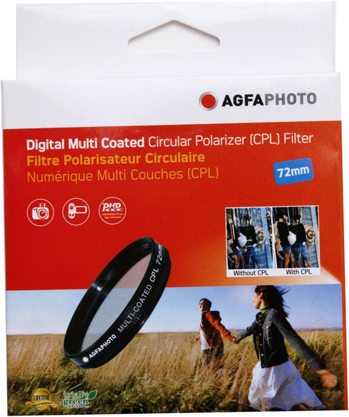 AGFA 72mm Multi-Coated Circular Polarizing (CPL) Filter...
