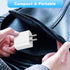 20W USB C Fast Charger, 3-Pack Type C Wall Charger Block with 6FT Long Type C Lightning Cable, Compatible with iPhone 14 13 12 11 XS XR X 8 iPad (...