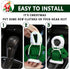 Car Gear Shift Boot Cover Sleeve Protector with Non-slip Denim for Automatic Transmission Stick Shifter (Green)...