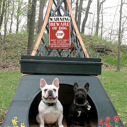 Beware Of Dog Signs For Fence Do Not Enter Dog Sign Funny Dog Metal Tin Signs Warning Signs For Property Metal Dogs On Premises Sign Outdoor Dog Y...