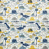 Dinosaur Quilt Fat Quarters Fabric Bundles Cotton Cartoon Dino World Fabric for Baby Boy Kids 18"x 22" (7pcs) SZRUIZFZ...