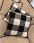 VAKADO 20x20 Farmhouse Black White Buffalo Plaids Decorative Throw Pillow Covers Retro Rustic Boho Check Cushion Cases Home Decor for Porch Couch ...