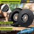 GRAFF Premium Wood Carving Disc 4 Inch for Angle Grinder - Set Shaping and Grinding Wheel for Wood, Drywall, Chipboard, Plastic - Woodworking Angl...