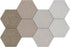 Vienrose Hexagon Felt Bulletin Board Self Adhesive Pin Board Wall Decoration Tiles with 35 Push Pins for Office Home and School, Camel Series 8 Pa...