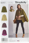 Simplicity 8263 Women's Cape and Capelets Sewing Patterns, Sizes XS-XL...