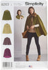 Simplicity 8263 Women's Cape and Capelets Sewing Patterns, Sizes XS-XL...