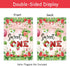 Strawberries Sweet One Garden Flag - Fruit Sweet Summer Yard Flag - First Birthday House Flag Yard Banners - Welcome Summer Strawberry Holiday Por...