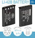 BM Premium 2-Pack of LI-42B Batteries for Olympus Stylus 1040, 1050W, 1060, 1070, 1200, 7000, 7010, 7020, 7030, 7040, Tough 3000, TG-310, TG-320, ...
