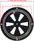 4" BBQ Smoker Air Vent (Stainless Steel) - Pinwheel Grill Damper For Increased Airflow...