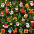 30pcs Mini Christmas Ornaments for Mini Tree Decorations Small Christmas Ornaments Resin Miniatures for Craft Christmas Decor...
