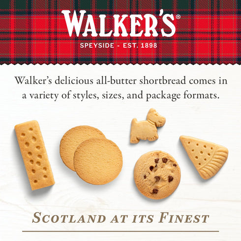 Walker’s All-Butter Mini Scottie Dog Shaped Shortbread - 51-Count Carton - Authentic Shortbread Cookies from Scotland...