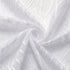 Marilyn 2PCS White Sheer Valances for Windows 14 Inches Long, Light Filtering Soft Clip Jacquard Textured 3D Leaf Curtains for Bathroom Bedroom Ba...