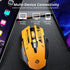 Bluetooth Mouse,Rechargeable Wireless Mouse with Tri-Mode (BT 5.0/4.0+2.4GHz), Visible Battery Level, Ergonomic Design Silent Wireless Mouse for L...