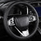 Black Leather Steering Wheel Cover?Classic Black?Anti-Slip, Safety, Soft, Breathable, Adaptable to 14.5-15 inches Steering Wheel...