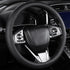 Black Leather Steering Wheel Cover?Classic Black?Anti-Slip, Safety, Soft, Breathable, Adaptable to 14.5-15 inches Steering Wheel...