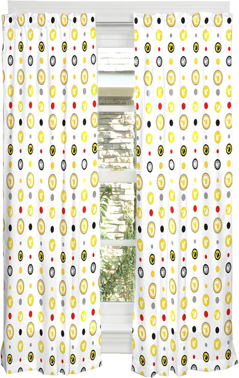 Franco Kids Window Curtain Panels Drapes Set, 82 in x 63 in, Pokemon...