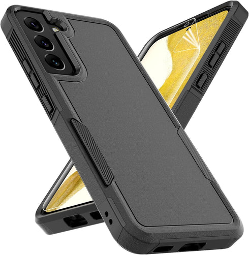 for Samsung Galaxy S22 Plus Case: Dual Layer Protective Heavy Duty Cell Phone Cover Shockproof Rugged with Screen Protector - Military Protection ...