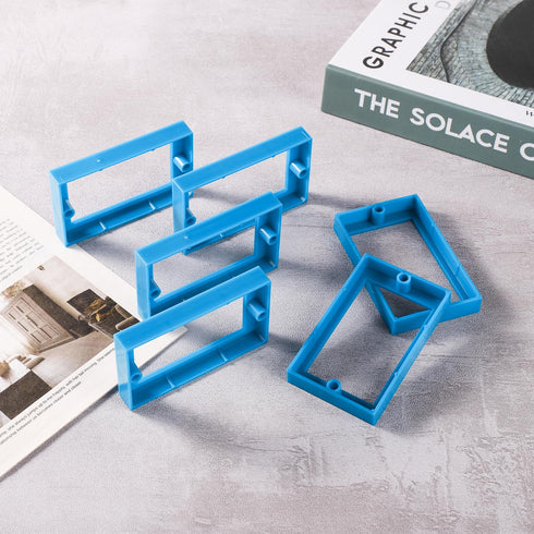 6pcs Electrical Box Extender, 1/2" Single Gang Receptacle Outlet Box Extenders Junction Box Extender for Electrical Box and Electrical Outlet Swit...