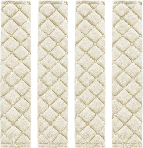 Tatuo 4 Pack Seat Belt Cover Extra Long Seat Belt Pads for Car Soft Comfort Shoulder Strap Covers Harness Pads Helps Protect Your Neck and Shoulde...