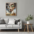 Posterizer 1 pcs-sci-fi flying alien head in bleak world-Abstract & Modern Art-Fantasy & Fiction Art-Gift for Art Lovers-Decor for Home & Office- ...