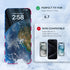 iPhone 15 Plus Screen Protector - iPhone 15 Plus Tempered Glass Screen Protector (2 Pack) - USA Flag & Black Frame - 9H Hardness Full Coverage - O...