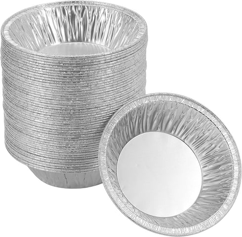 (50 Pack Pie Pans 5 inch,Mini Pie Tins HEAVY-DUTY Disposable Aluminum Foil Tart,pie Pans for Baking Personal Mini Pies, Easily Stack & Store, Free...