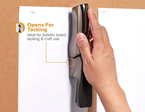 Bostitch Office Heavy Duty Stapler, 40 Sheet Capacity, No Jam, Half Strip, Fits into the Palm of Your Hand, For Classroom, Office or Desk, Black C...