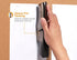 Bostitch Office Heavy Duty Stapler, 40 Sheet Capacity, No Jam, Half Strip, Fits into the Palm of Your Hand, For Classroom, Office or Desk, Black C...