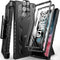 FNTCASE for Samsung Galaxy S22 Ultra Case: Built-in Screen Protector & Kickstand & Belt-Clip Holster, Extra Front Frame Full-Body Dual Layer Rugge...