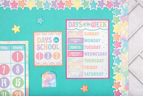 Teacher Created Resources Pastel Pop Calendar Bulletin Board...