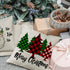 Christmas Pillows Covers 18x18 Set of 4, Christmas Decorations Pillow Case Xmas Winter Holiday Decor Throw Pillow Covers for Sofa Couch Bed Party ...