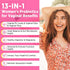 Vaginal Probiotics, 13-in-1 Womens Probiotic, PH Balance with 70 Billion CFU Women Probiotic & Prebiotic & D-Mannose, for Healthy Vaginal Odor & F...