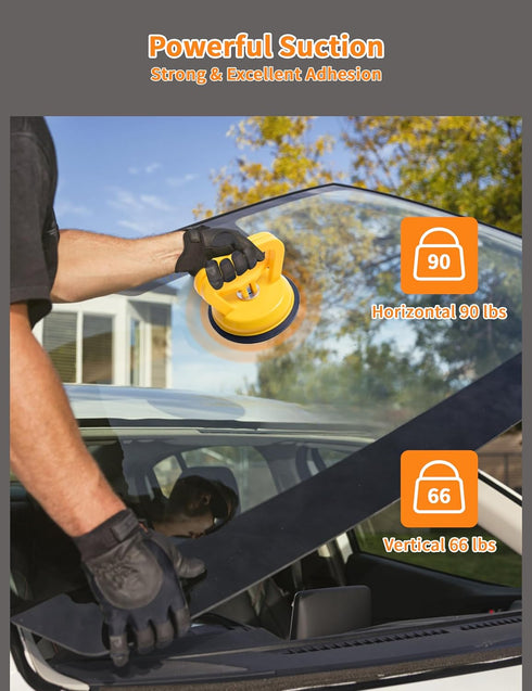 Car Dent Puller - 3Pack Dent Remover Tool for Car, Suction Cups, Handle Lifter, Car Dent Removal Kit for Car Body Dent Repair, Glass,Tiles, Mirror...