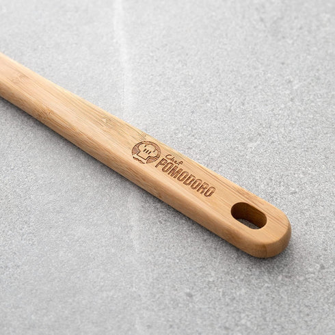 Chef Pomodoro Wooden Spoons for Cooking 3-Piece Set, Solid Beechwood Cooking Utensils | 12-Inch, 10.5-Inch, 8-Inch Wooden Utensils Set, Beechwood ...
