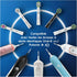 Oral-B Precision Clean Set of 10 Brushes with Cleanmaximiser Technology Special Format Letterbox 10 Units...