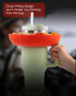 ALIENSX Snack Bowl for Stanley 40 oz Tumbler with Handle, Reusable Snack Ring for Stanley 40oz Cup, Silicone Snack Tray Bowl with Four Compartment...