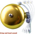 Classic Bike Bell, Loud Crisp Clear Sound Bicycle Bells Accessories for Adults Youths, Stylish Bike Horn for Road Bike, Mountain Bike...