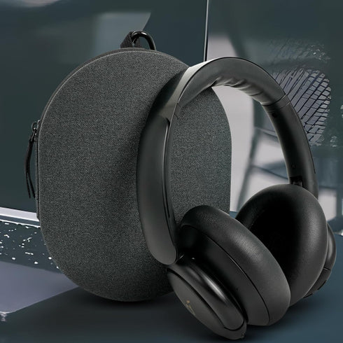 Headphone Case for JBL/Skullcandy/Sennheiser/Beats/Anker Wireless Headphones, Hard Organizer Portable Carry Travel Cover Storage Bag......