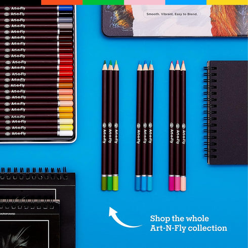 Art-N-Fly Sketchpad for Travel and Portable Sketch Work - Two Pack Spiral Bound 200 Sheets Total - Pad 70lb/100g for Drawing (5.5x8.5")...