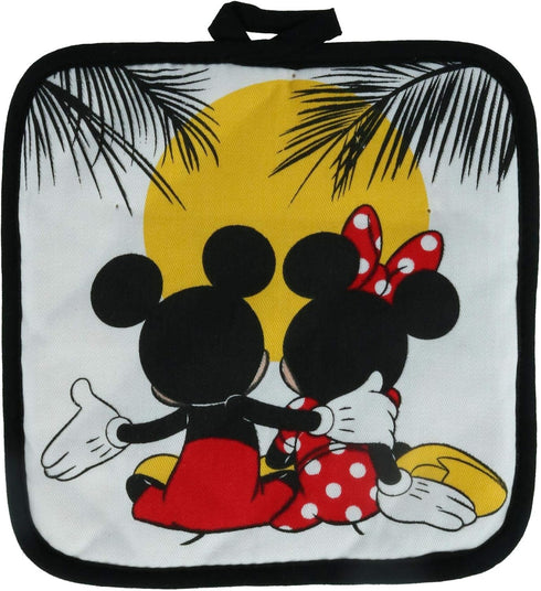 Disney 3pc Kitchen Towel Set Mickey Minnie Sunset Multi...