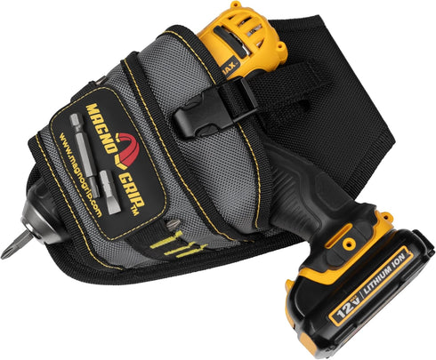 MagnoGrip 002-580 Drill Holster - Left and Right Handed with Integrated Magnetic Storage...