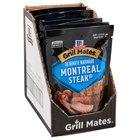 McCormick Grill Mates Montreal Steak 30 Minute Marinade, 5 oz (Pack of 6)...