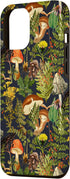 iPhone 12 Pro Max Mushroom woodland scene elderberries fungi nature shrooms Case...