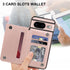 for Google Pixel 8 Case Leather Wallet with Card Holder, Flip Cover Kickstand Magnetic Closure Shockproof Heavy Duty Protective Case for Google Pi...