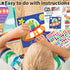 KRAFUN My First Foil Sticker Kit, 8 No Mess Art for Kids, 1200 pieces Animal Craft Kits & Supplies, DIY Gem Sticker Creative Activity, Easter Gift...
