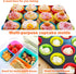 IPOW 24 Pack Silicone Cupcake Baking Cups Reusable Food-Grade BPA Free Non-Stick Muffin Liners Molds Sets, 2 Shapes Round Rectangle...