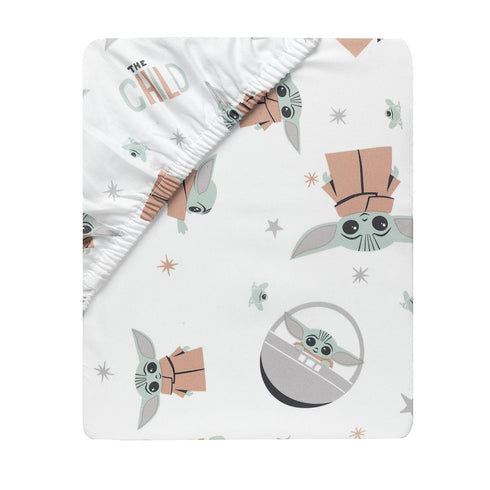 Lambs & Ivy Star Wars Mandalorian The Child/Baby Yoda/Grogu Fitted Crib Sheet...