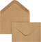 ACSTEP 50PACK Brown Gift Card Envelopes Credit Card Size Mini Envelopes Kraft Tiny Pocket Envelopes For Business Card, Small Note Cards 4X2.75 Inc...