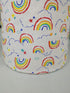 19.7 Inches Large Laundry Basket Waterproof Round Cotton Linen Collapsible Storage bin with Handles for Hamper Kids Room,Toy Storage (Rainbow)...