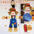 Fall Scarecrow Garden Flag Outdoor Decorations for Outside Double-Sided Printed, Yard Flags House Banner Yard Sign Autumn Winter Thanksgiving Seas...